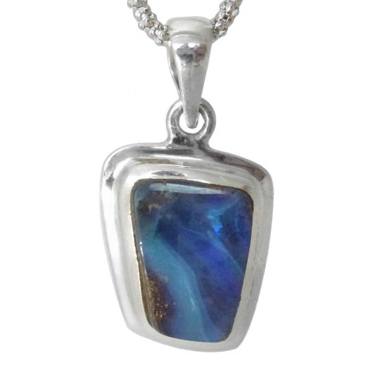 A Smaller Dark Blue Boulder Opal