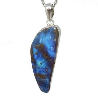 Dark Blue Boulder Opal